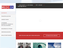 Tablet Screenshot of medicox.de